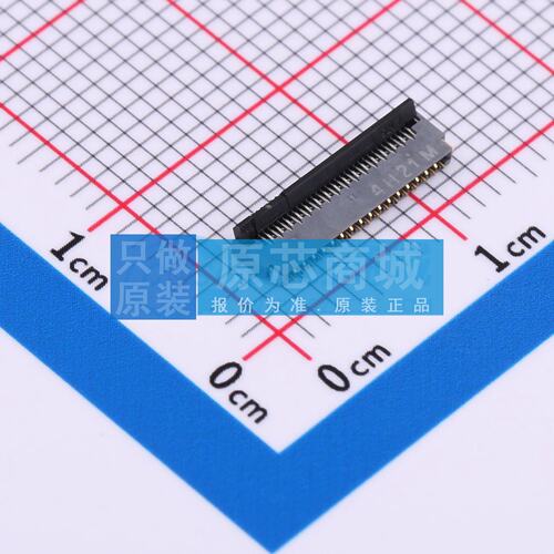 连接器 FH35C-33S-0.3SHW(50) SMD,P=0.3mm,卧贴 翻盖式 33P 双侧