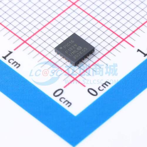 单片机(MCU/MPU/SOC) PIC16F1829-I/ML QFN-20-EP(4x4) 原装正品