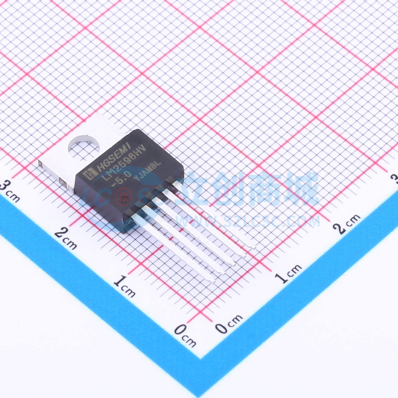 DC-DC电源芯片 LM2596HVT-5.0 TO-220-5 原装正品 电子元器件配单