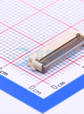 连接器 FH12-26S-0.5SH(55) SMD,P=0.5mm,卧贴 翻盖式 26P 下接