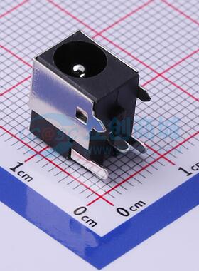 DC电源连接器 DC-036A-2.5A-2.0 插件 弯插 2mm 6mm 电子元器件