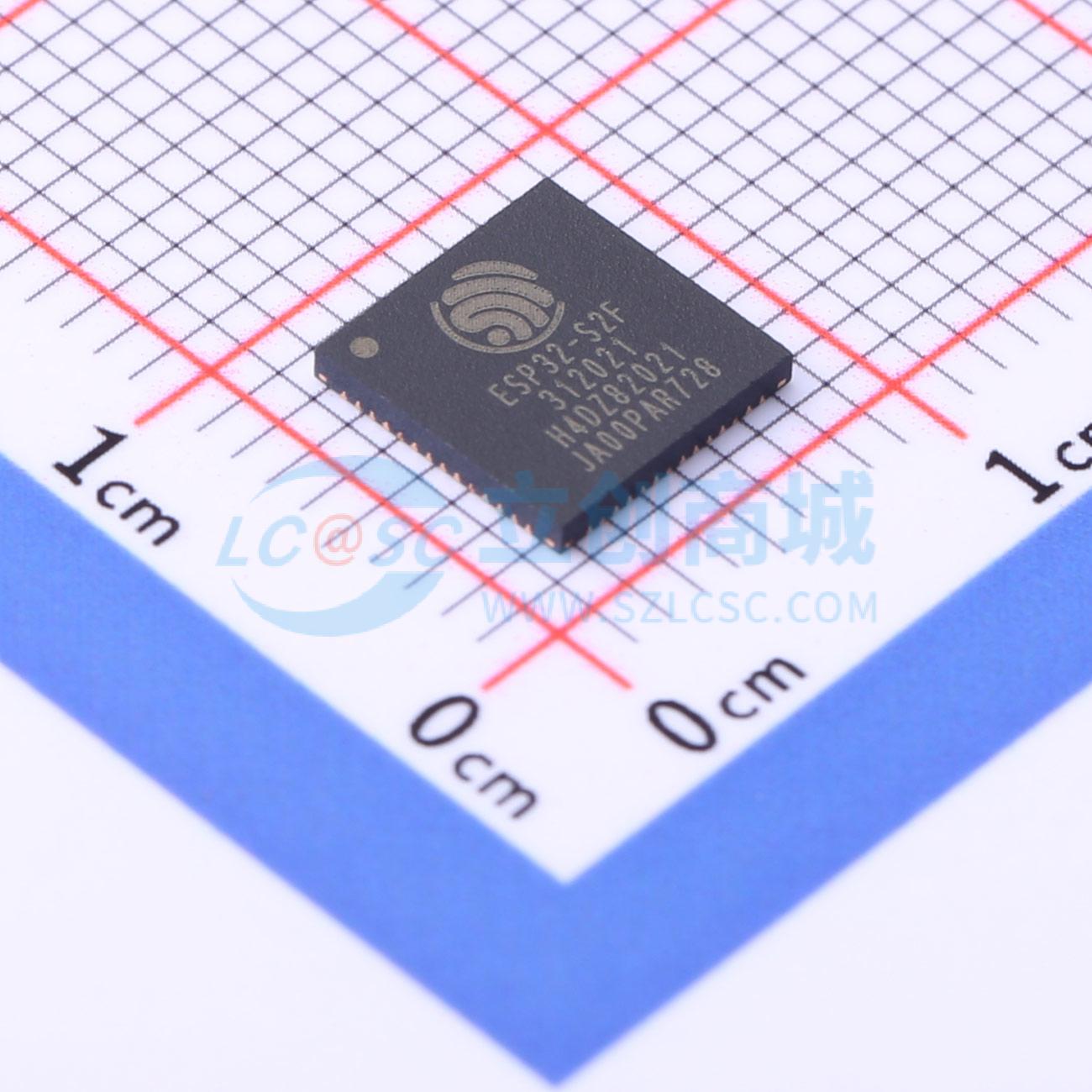 无线收发芯片 ESP32-S2FH4 QFN-56-EP(7x7) 原装 电子元器件配单