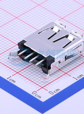 USB连接器 1734366-1 插件 母 4P 原装正品 电子元器件配单