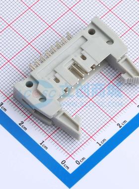 连接器 DS1011-16SBSiA7-B 插件,P=2.54mm 2x8P 牛角扣