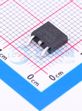 场效应管(MOSFET) 3N80L-TN3-R TO-252-2 UTC(友顺) 电子元器件
