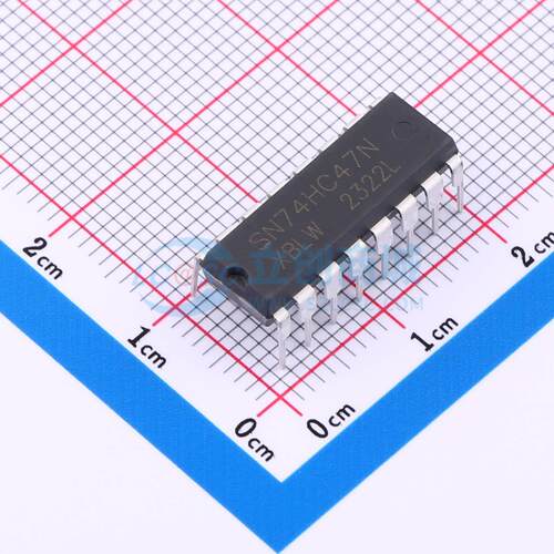 LED驱动 SN74HC47N(XBLW) DIP-16 原装正品 电子元器件配单