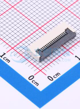 连接器 BX-FPC05-2H18PX SMD,P=0.5mm,卧贴 翻盖式 18P 下接