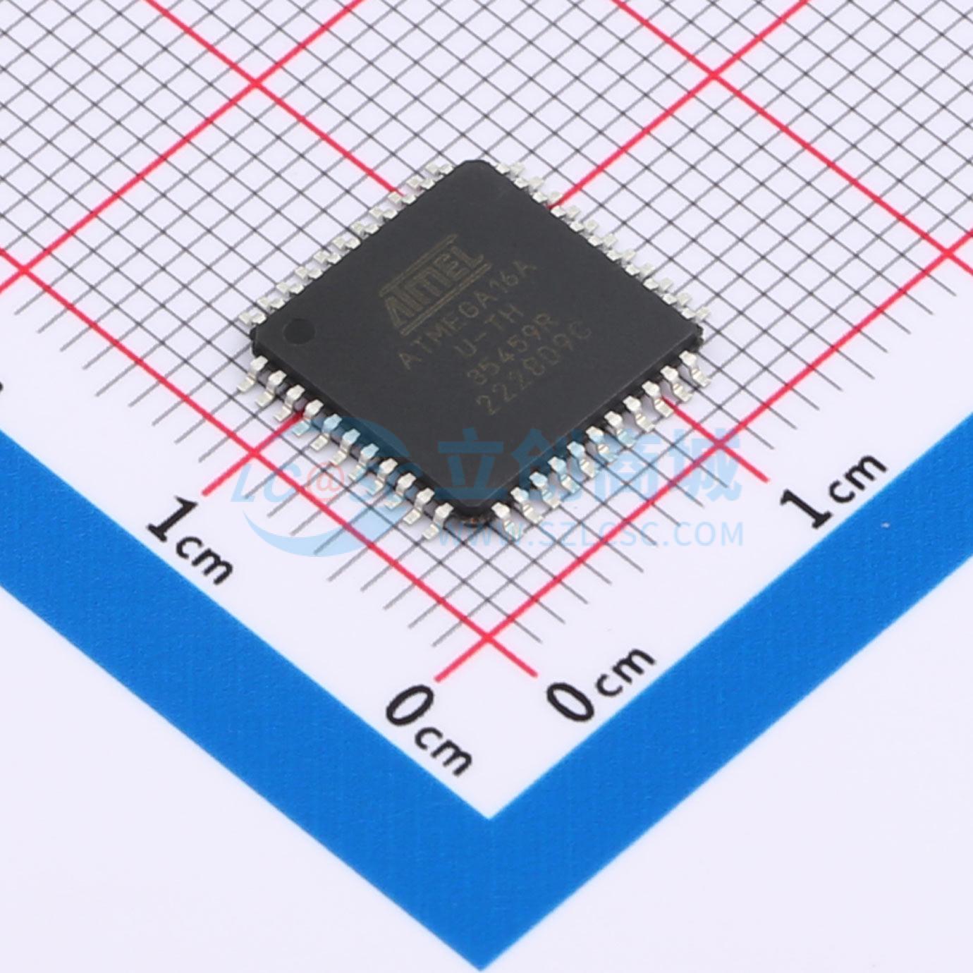 单片机(MCU/MPU/SOC) ATMEGA16A-AU TQFP-44(10x10) 电子元器件