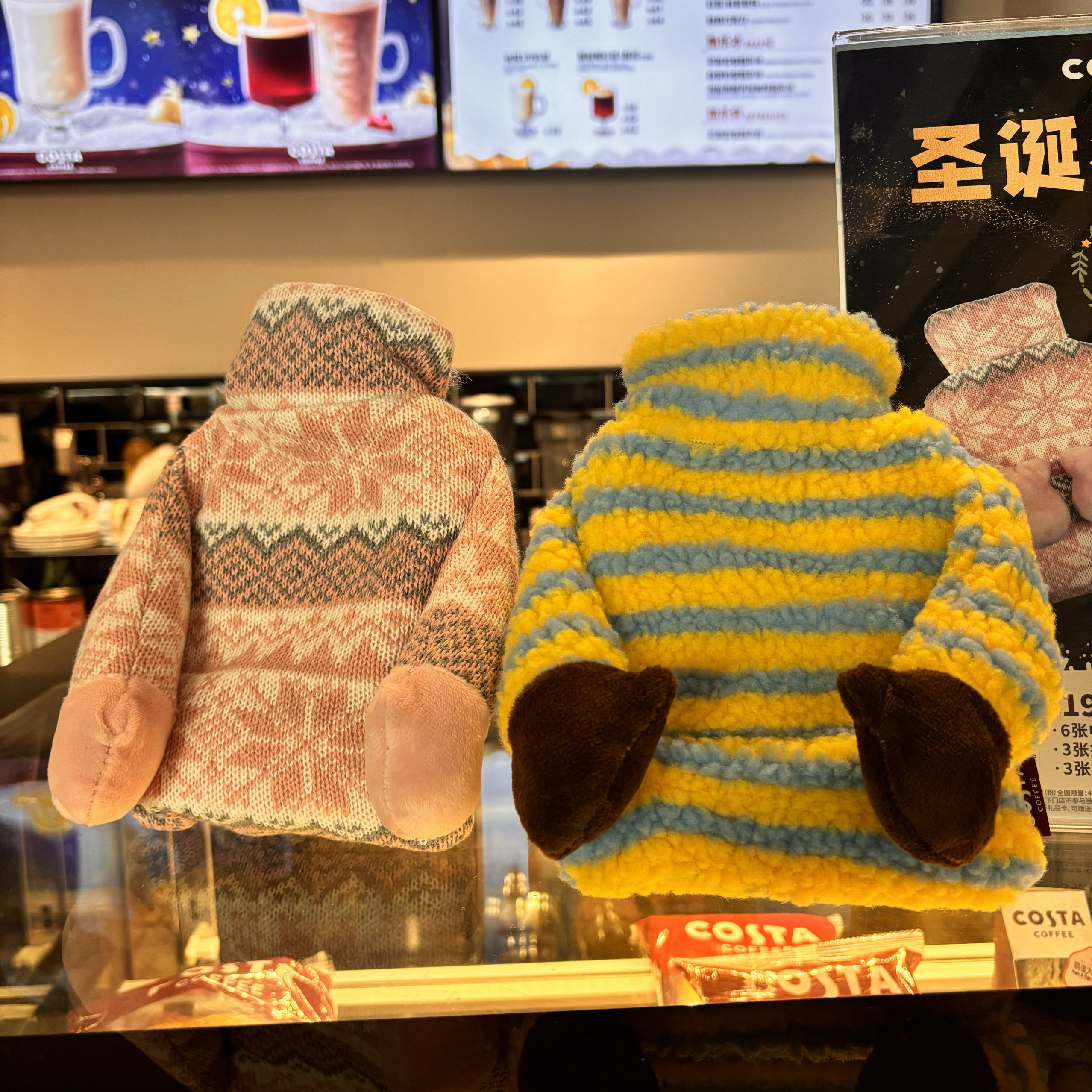Costa圣诞暖水袋学生秋冬保暖超绒加厚可爱衣服热水袋安全密封