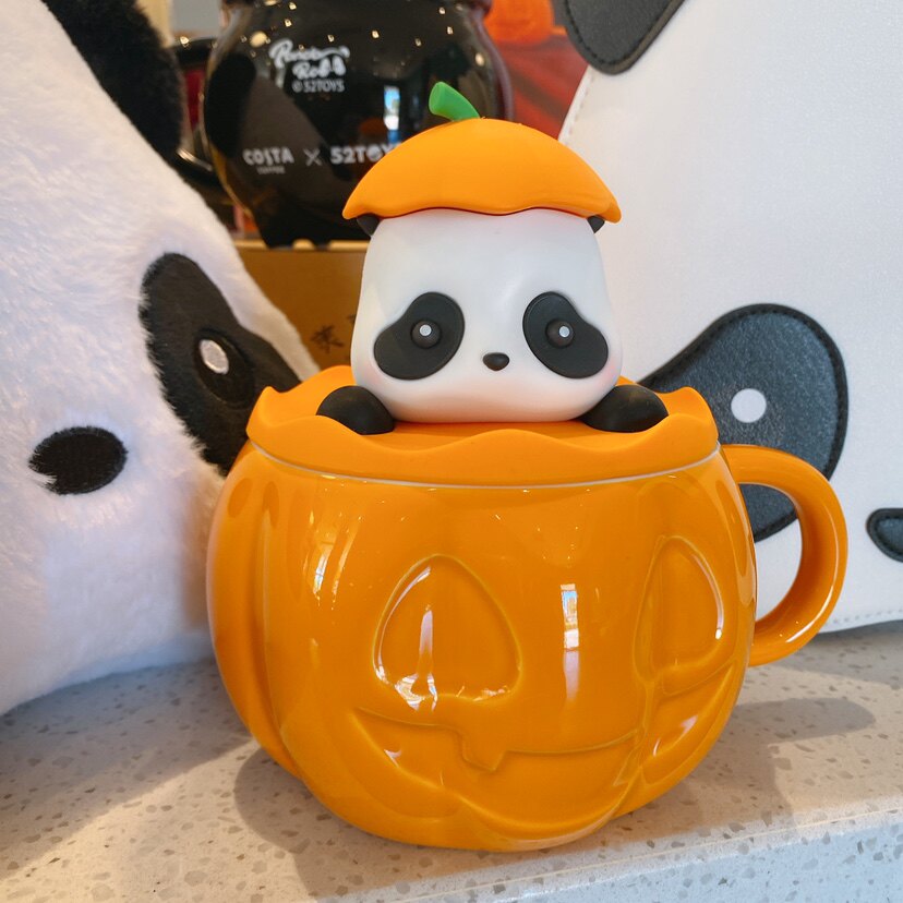 熊猫万圣节咖啡杯Costa/咖世家图片