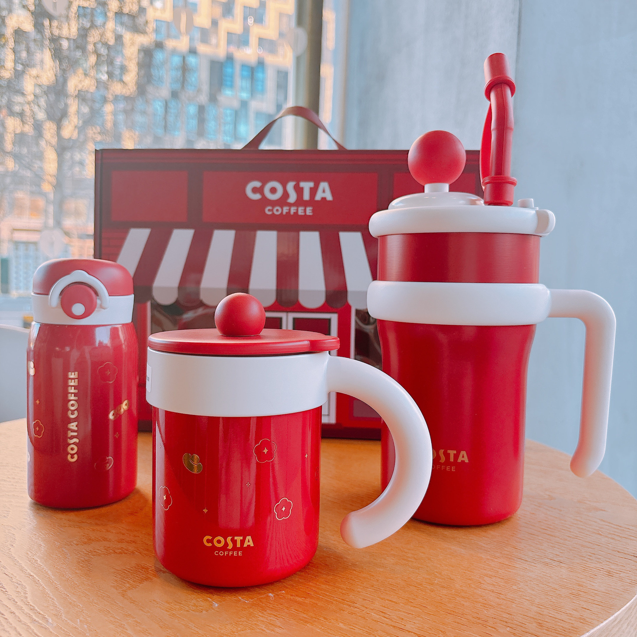 王星越同款新年保温杯costa
