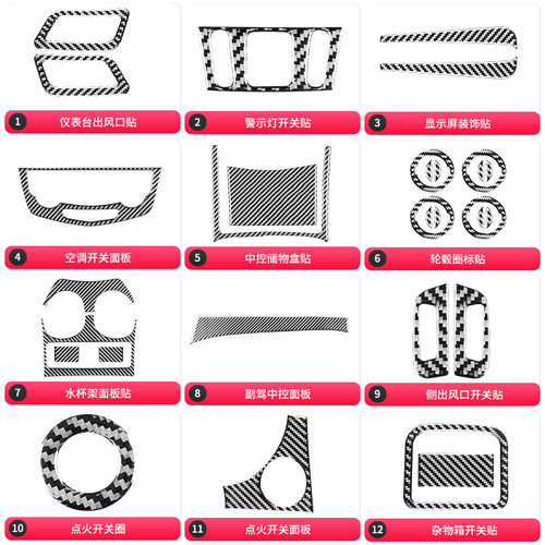适用于日产14-19款奇骏内饰改装