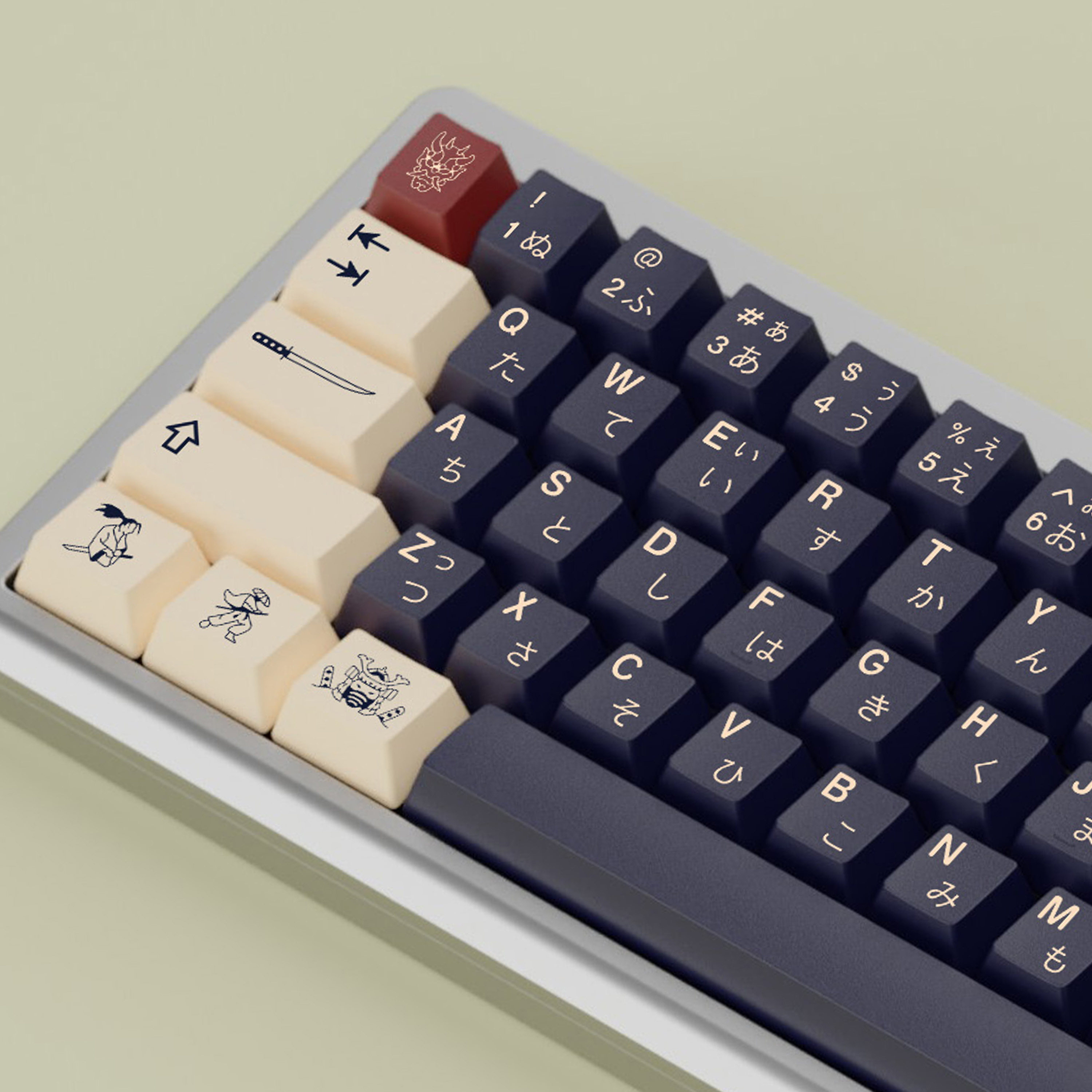 RONIN RNIN-CUSTOM KEYBOARD PBT SUBLIMATION ORIGINAL HEIGHT KEYCAP SPLIT SPACES