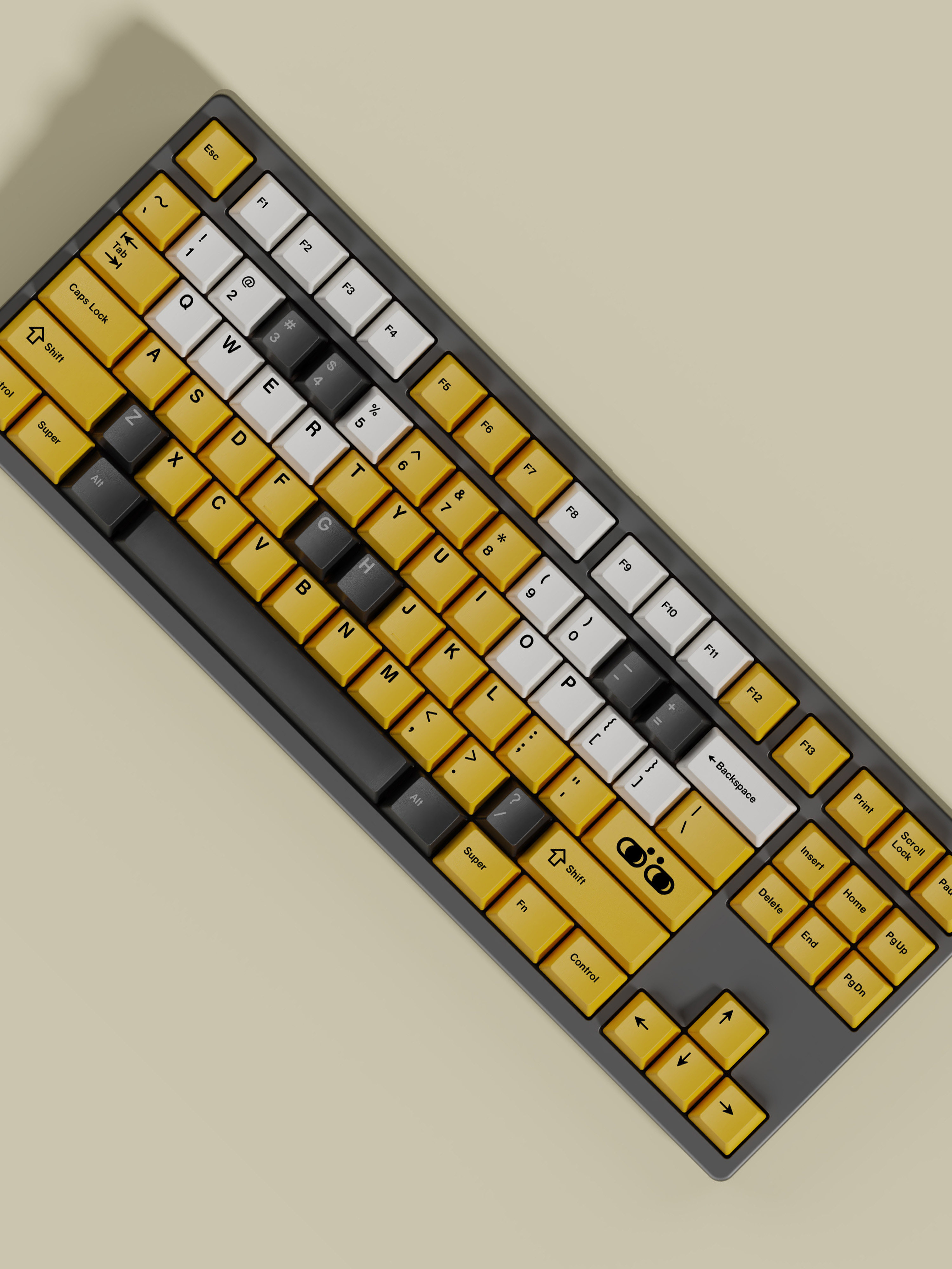 GMK DOG HOOK - CUSTOMIZED KEYBOARD PBT SUBLIMATION ORIGINAL HEIGHT KEYCAP SPLIT SPACES
