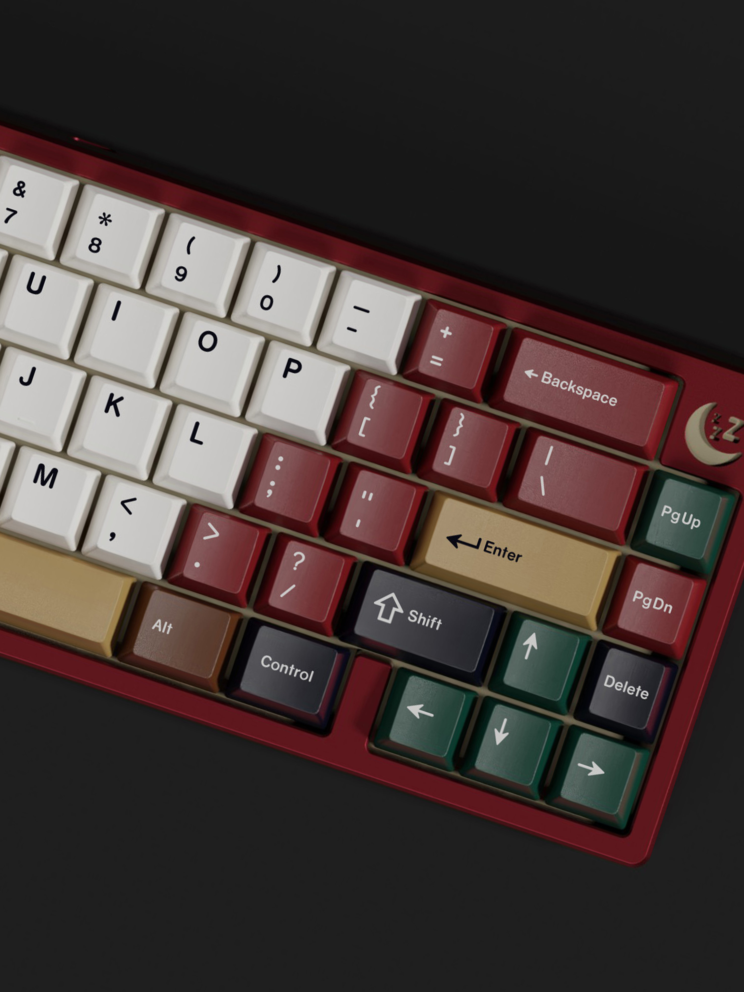MIXED LIGHTS - RETRO MIXED LIGHTS CUSTOMIZED KEYBOARD PBT DYE SUBLIMATION ORIGINAL HEIGHT KEYCAPS