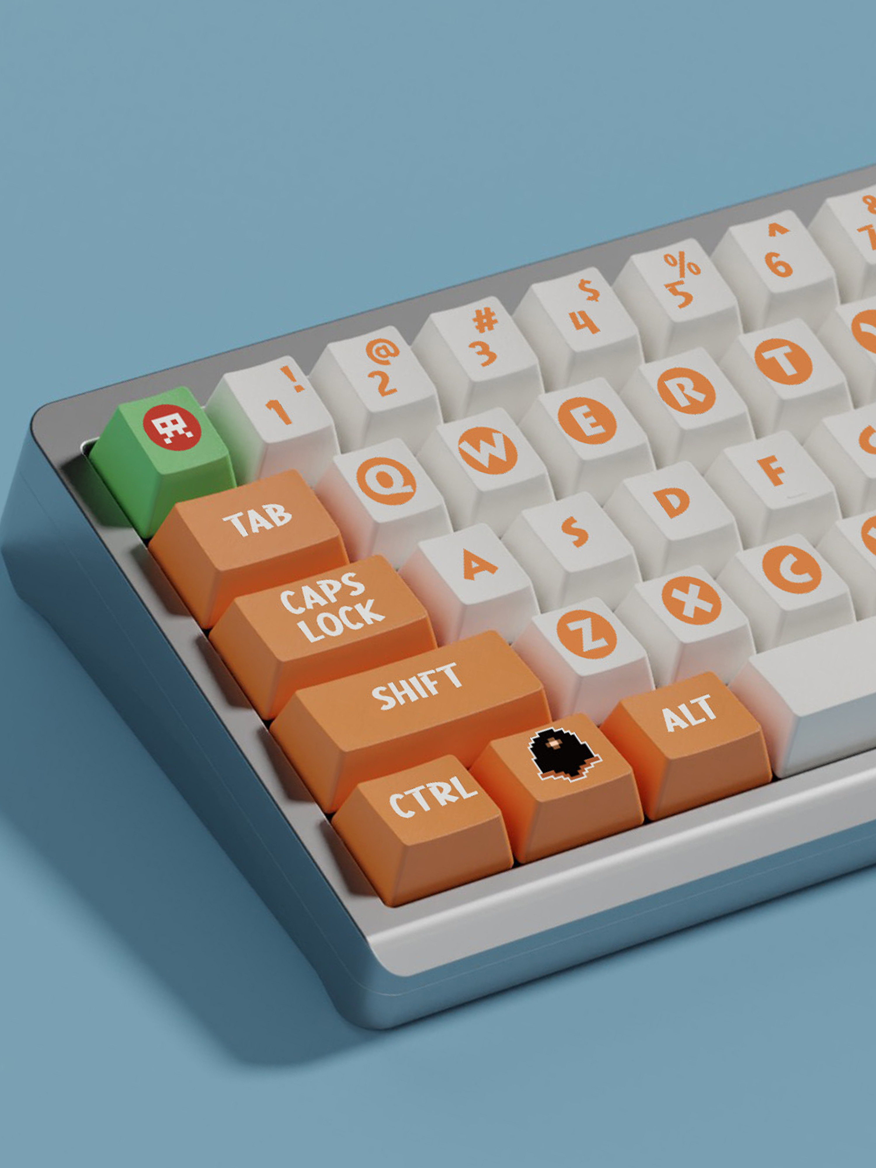 CUSTOMIZED KEYBOARD PBT SUBLIMATION ORIGINAL HEIGHT KEYCAP SPLIT SPACE - SUPER MARIO