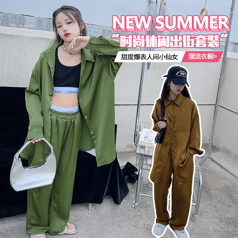 吧啦七彩摇篮巴啦啦官方旗舰店童装青蛙王子女童套装2024新款夏装