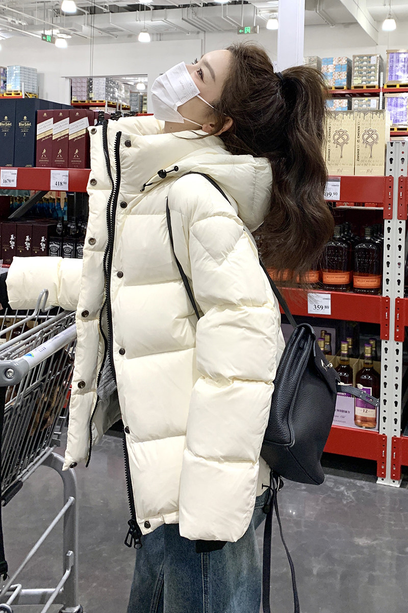 短款白色棉服8421-P200-K298,女装棉衣/棉服,2C231
