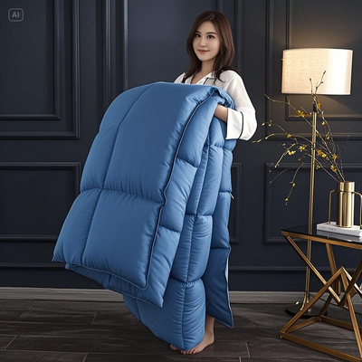 五星级酒店羽丝绒被棉被太空空调被四季被子春秋被加厚保暖冬被芯