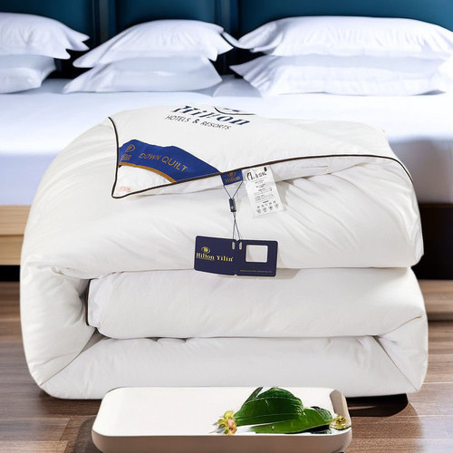 希尔顿酒店羽丝绒被冬季加厚保暖酒店春秋被6斤8斤单双人宿舍被