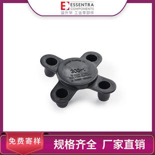 ESSENTRA益升华 黑色LDPE螺柱型凸面凸缘护盖 SR 1355 法兰护盖