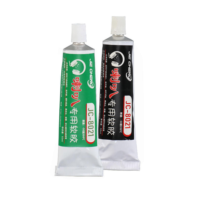 喇叭专用软胶水黑/单组份室温固化有机硅粘接密封胶硅橡胶速干