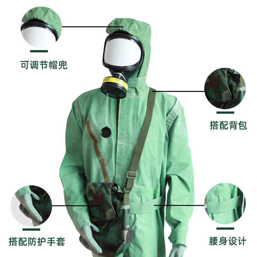 FFY03防毒衣核生化消防特种化工防护液氨实验室连体耐酸碱防化服