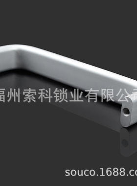 椭圆型铝合金拉手实心 亚光现代简约橱柜衣柜提手铝型材AKM01-96