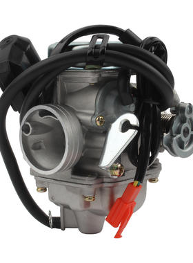 PD24J化油器摩托车改装鬼火GY6光阳豪迈125 150踏板车化油器装配