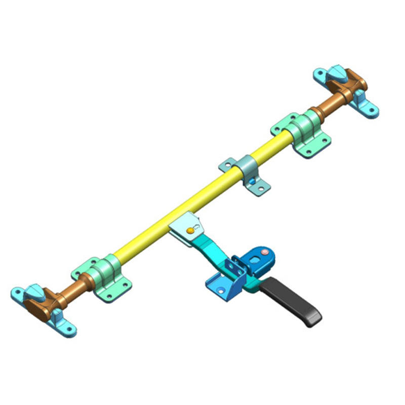 304不锈钢生鲜冷藏特种运输车箱门锁把手保温海鲜冷链集装箱门锁