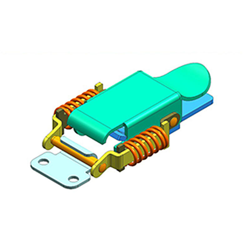 304不锈钢自动门生产线酒店设备门交通轨道机械设备弹簧搭扣锁扣