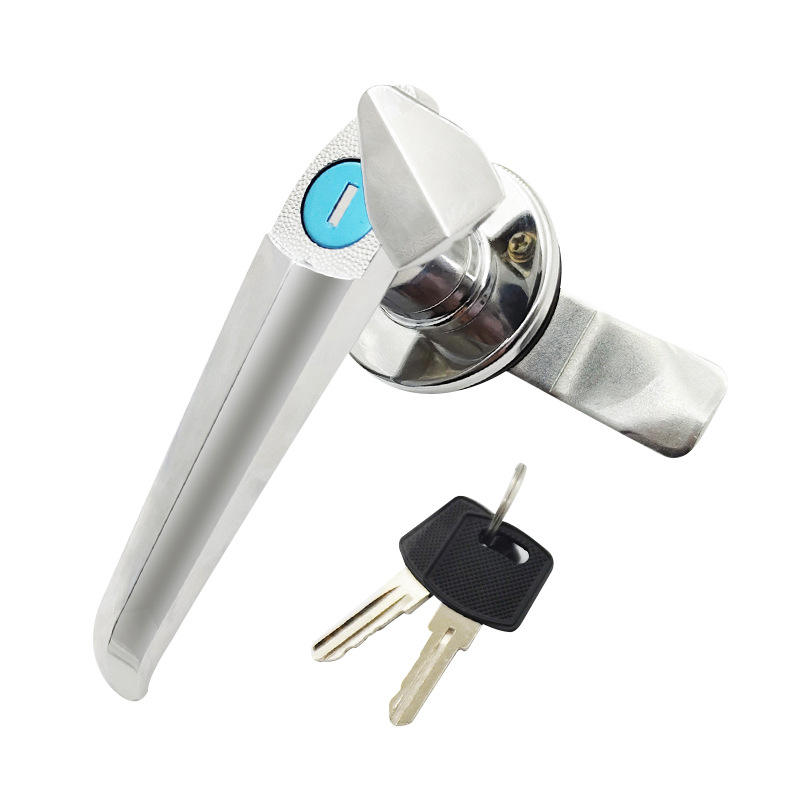 ms317 电柜锁开关柜户外防水防尘盖把手锁执手锁工业锁开关柜门锁