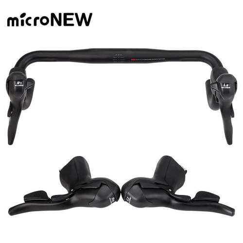microNEW公路车手变 自行车双控变速器2*7 8 9 10 11速刹车把一体
