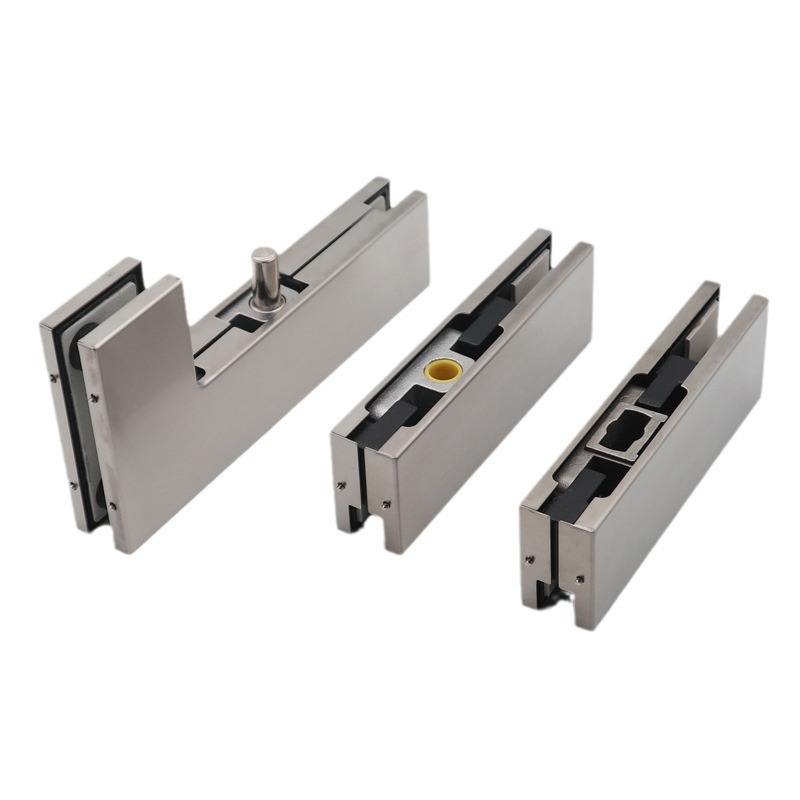 通用玻璃门配件304不锈钢无框玻璃门夹 地弹簧门上夹一字夹玻璃夹