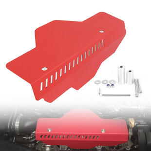 14STI 14斯巴鲁WRX02 汽车皮带轮保护罩铝合金装 饰滑轮盖适用于02