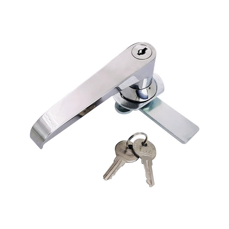 A17L形拉手锁电气柜锁机箱机柜拉扣锁机械门锁配电柜锁拉伸锁