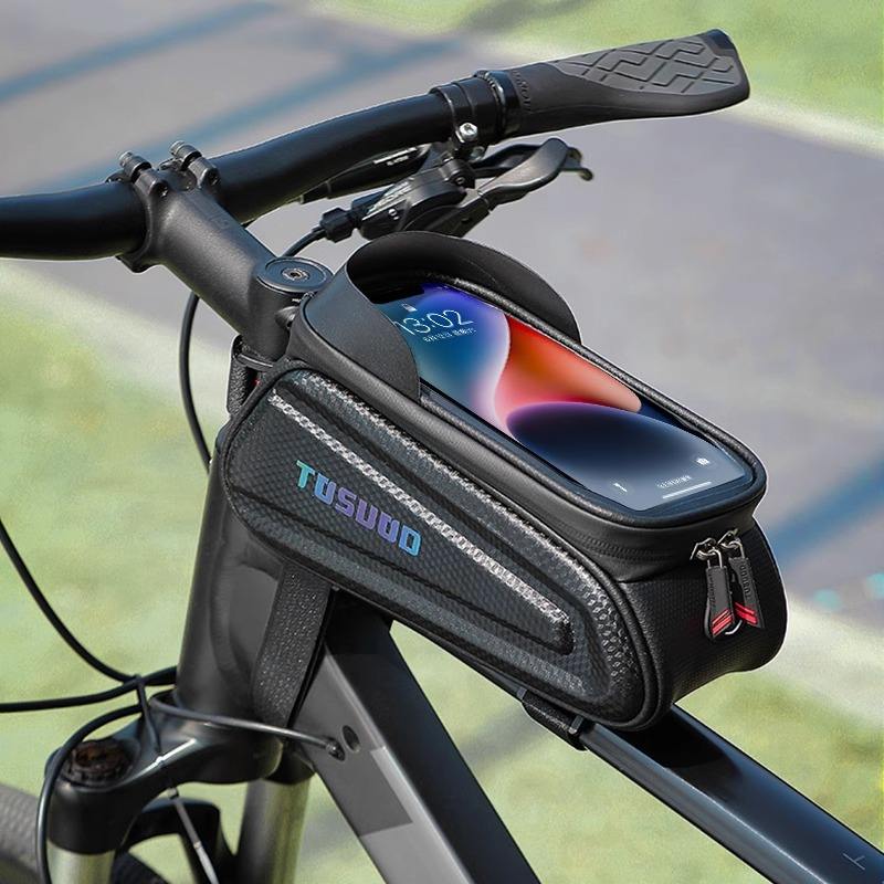 TOSUOD自行车包前梁包上管防水容量山地车收纳包车前包骑行装备