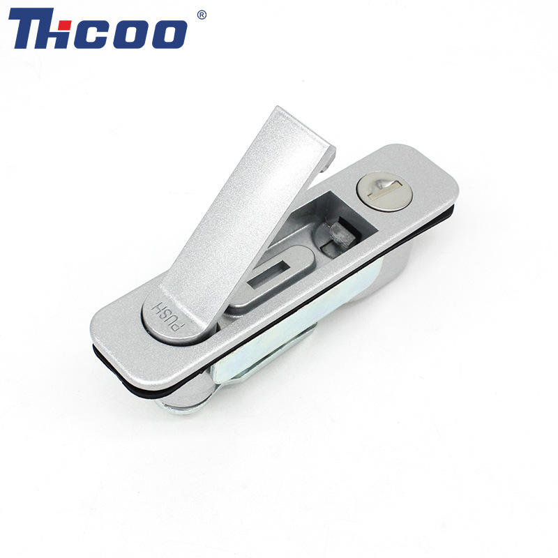 斯科弹跳式摇把锁 电箱配机械设备门锁锌合金开关柜门锁 A7081-3