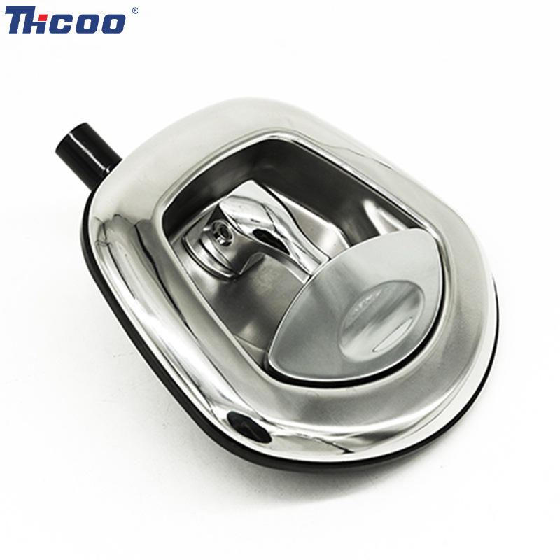 斯科特种卡车房车门锁T型鱼尾把手锁MS902不锈钢机械锁A7895-1150