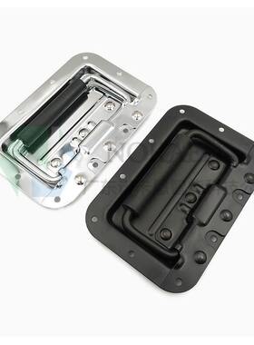 LS504-3不锈钢弹簧折叠拉手工具箱柜重型回弹把手大承重方形拉手