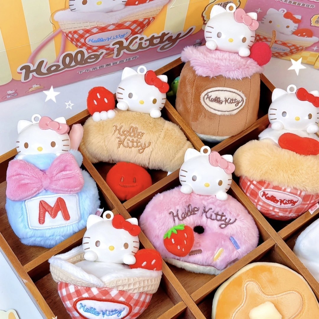 正版Toptoy三丽鸥HelloKitty下午茶香薰毛绒盲盒包包挂件车载玩偶,模玩/动漫/周边/娃圈三坑/桌游,潮玩盲盒,淘宝优惠券,粉丝福利购,淘宝优惠卷