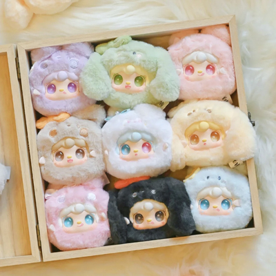 正版yooki氧氧萌一萌小兔毛绒盲盒玩偶公仔包包挂件送女生日礼物