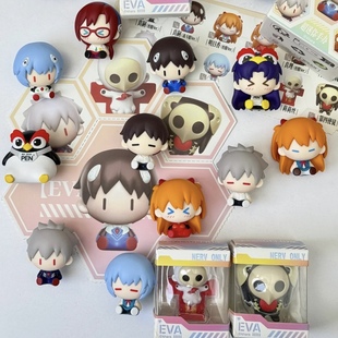 正版POPMART共鸣EVA新世纪福音战士超迷你手办盲盒摆件冰箱贴公仔
