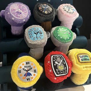 正版POP SUNDAY&Relax手名表盲盒包包毛绒挂件创意送男女生日礼物