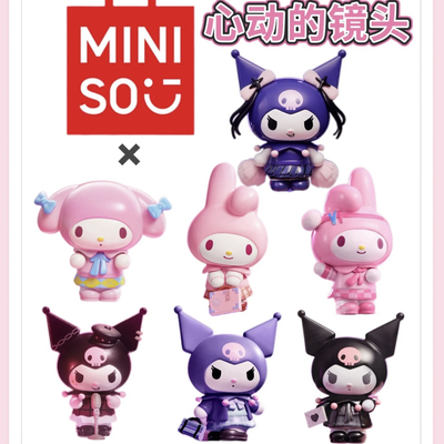 正版三丽鸥心动的镜头系列盲盒潮玩库洛米手办可爱摆件女生日礼物
