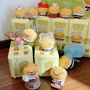 正版TOPTOY蜜蜜人间冒险记系列植绒摆件可爱周边送礼物潮玩女公仔