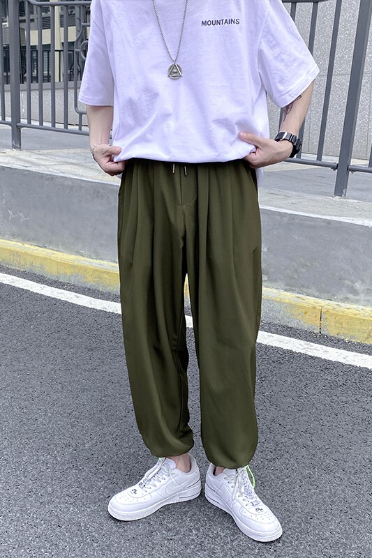 冰丝垂感十足休闲运动裤A061-K1906P20,男装休闲裤,电商A061