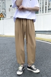 冰丝垂感卡其色九分裤休闲运动裤A061-K1906P20a，男装休闲裤，电商A061