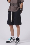 2021夏季新款青春黑色五分裤男休闲男潮男短裤A061-DK356-P35控45，男装休闲裤，电商A061