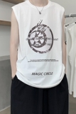 2021年夏季新款无袖背心T恤纯棉短袖T恤男A061-B，男装T恤，电商A061